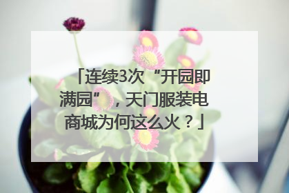 连续3次“开园即满园”，天门服装电商城为何这么火？