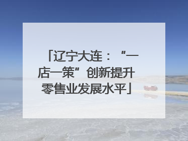 辽宁大连：“一店一策”创新提升零售业发展水平