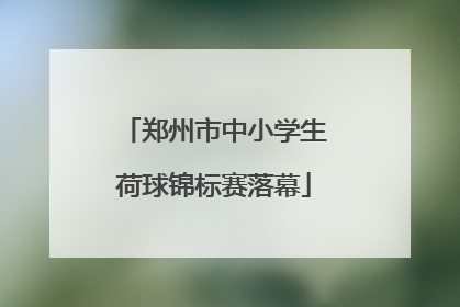 郑州市中小学生荷球锦标赛落幕