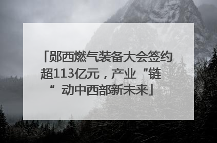 郧西燃气装备大会签约超113亿元，产业“链”动中西部新未来