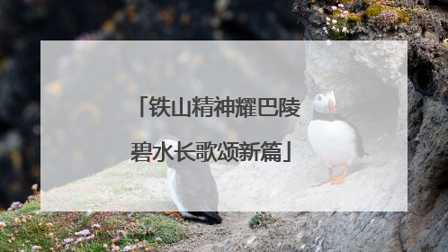 铁山精神耀巴陵 碧水长歌颂新篇