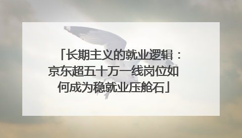 长期主义的就业逻辑：京东超五十万一线岗位如何成为稳就业压舱石