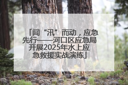 闻“汛”而动，应急先行——河口区应急局开展2025年水上应急救援实战演练