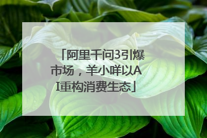 阿里千问3引爆市场，羊小咩以AI重构消费生态