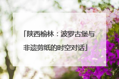 陕西榆林：波罗古堡与非遗剪纸的时空对话