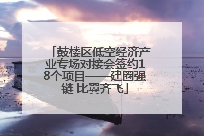 鼓楼区低空经济产业专场对接会签约18个项目——建圈强链 比翼齐飞