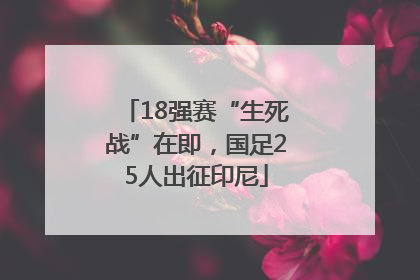 18强赛“生死战”在即，国足25人出征印尼