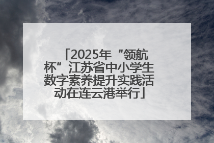 2025年“领航杯”江苏省中小学生数字素养提升实践活动在连云港举行
