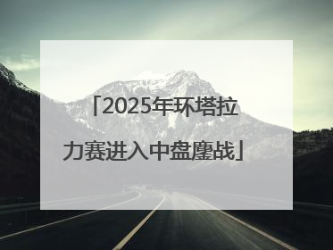 2025年环塔拉力赛进入中盘鏖战