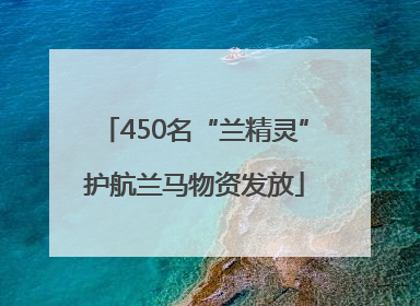 450名“兰精灵”护航兰马物资发放