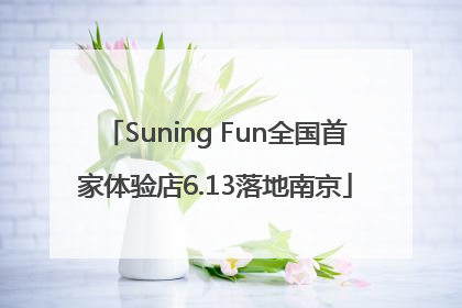 Suning Fun全国首家体验店6.13落地南京
